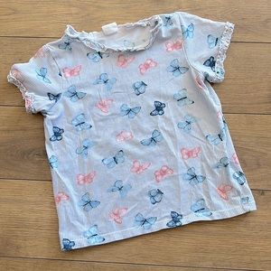 kids h&m butterfly t-shirt